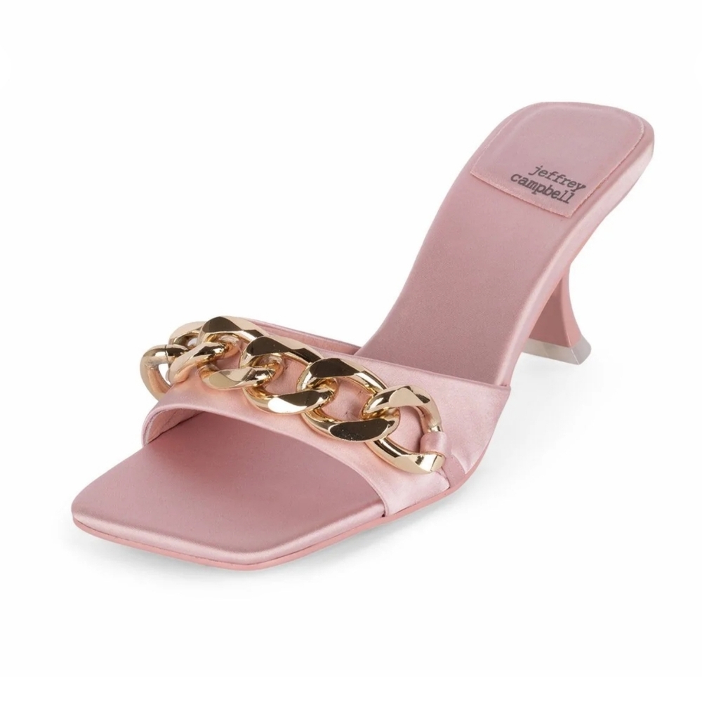 JEFFREY CAMPBELL Mr Big Chain Slide Sandal - Picture 2 of 7